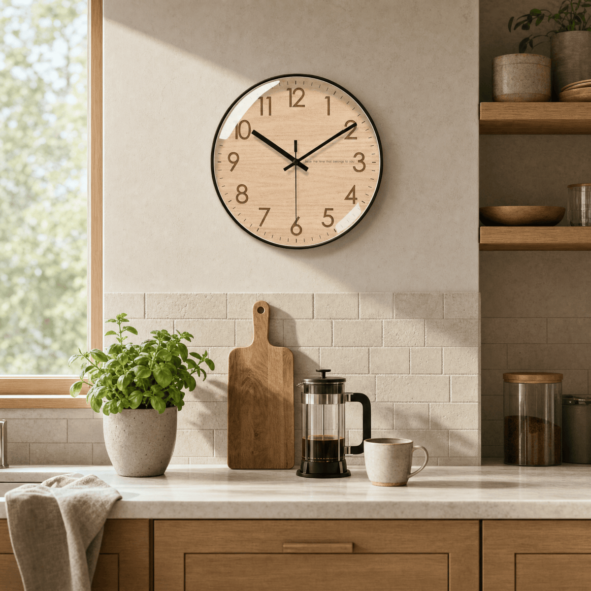 Royal Opera Wall Clock Farmhouse Silent