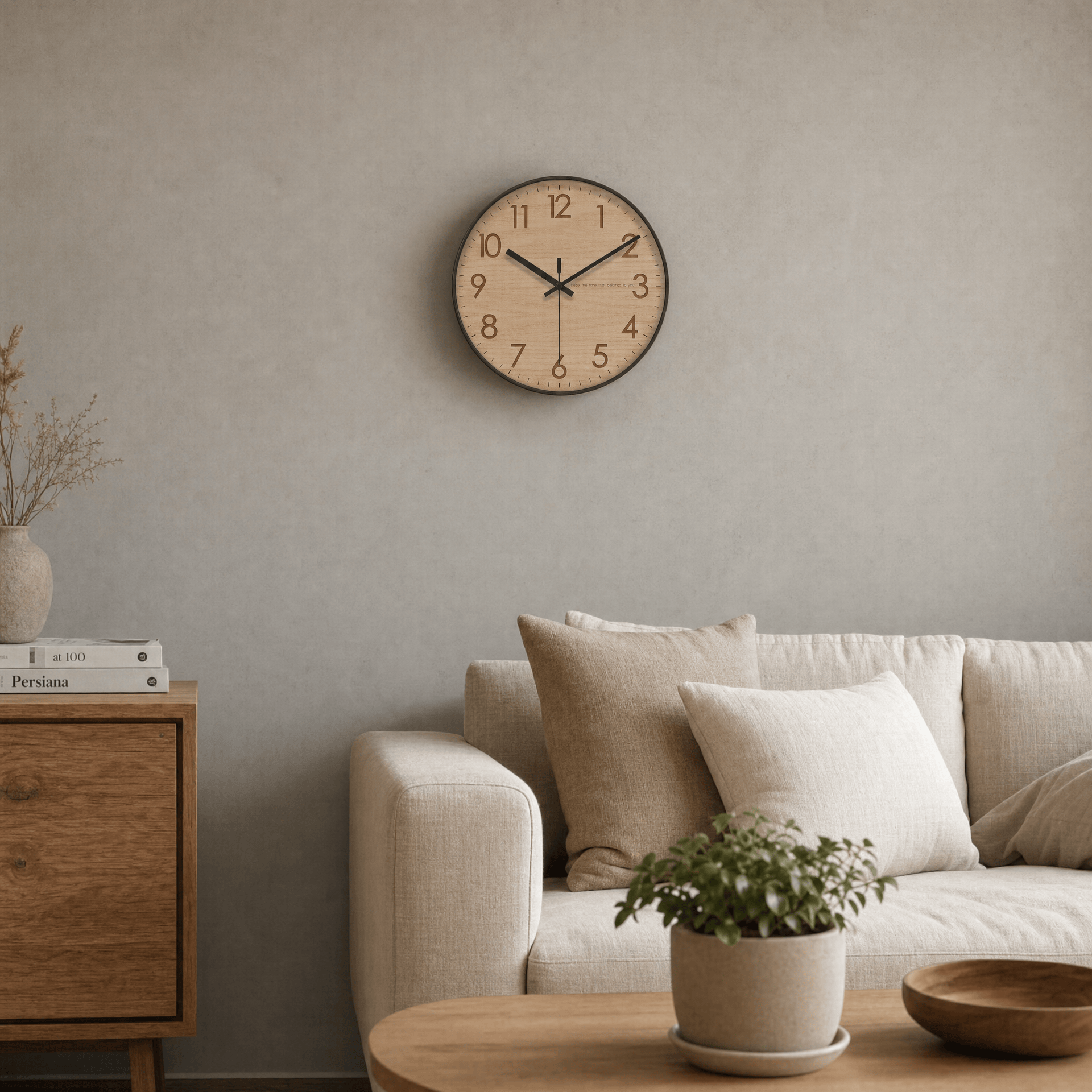 Royal Opera Wall Clock Farmhouse Silent