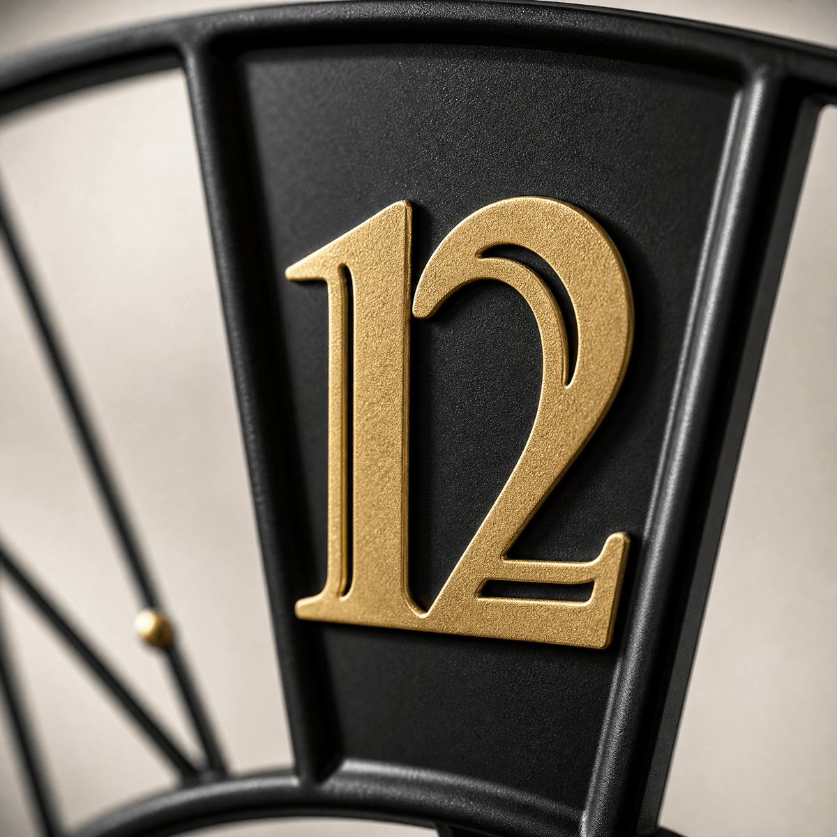 Royal Opera Wall Clock Industrial Roman Numerals