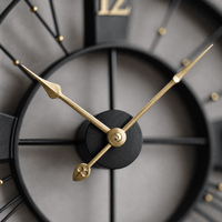 Royal Opera Wall Clock Industrial Roman Numerals