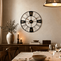 Royal Opera Wall Clock Industrial Roman Numerals