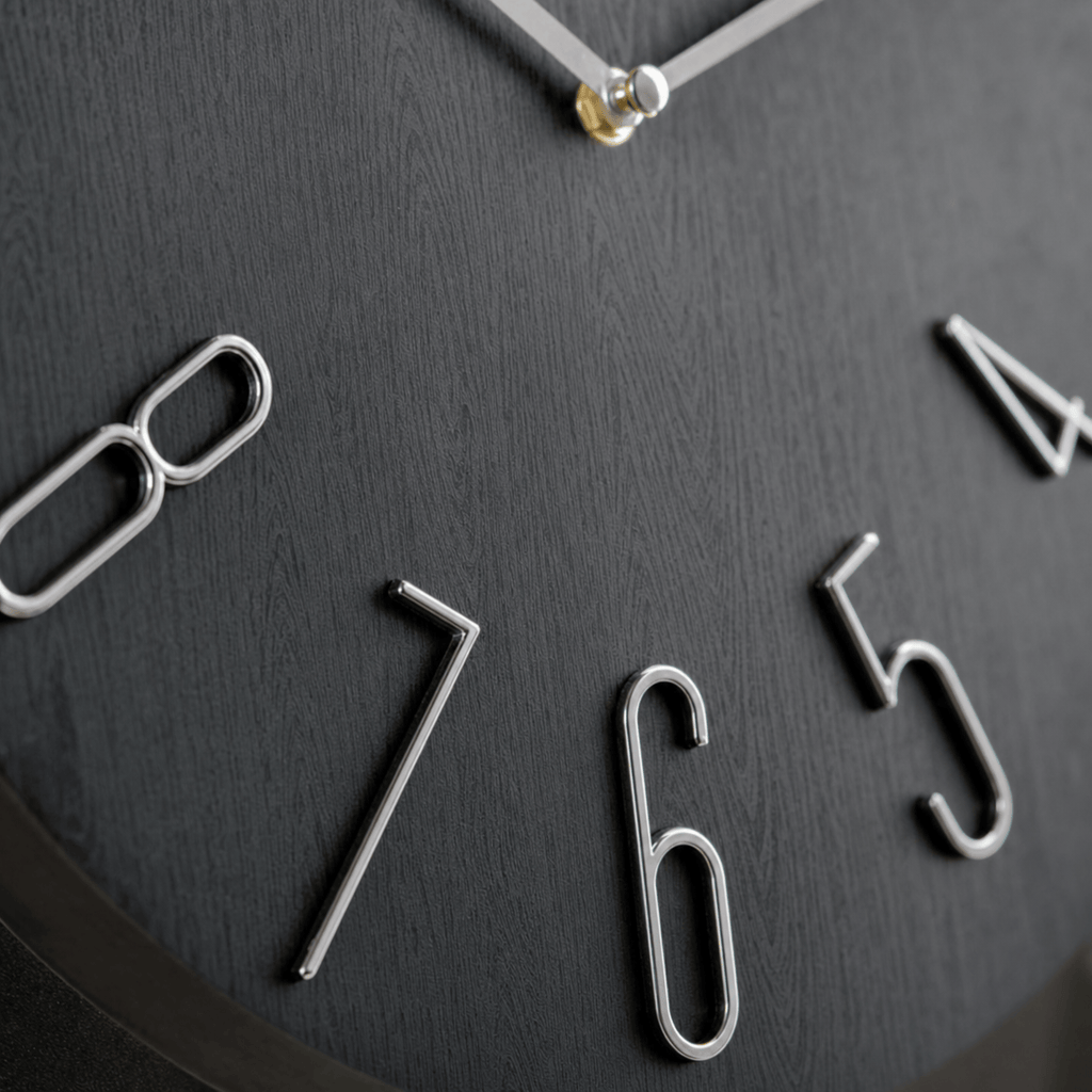 Royal Opera Wall Clock Modern Stylized Numbers