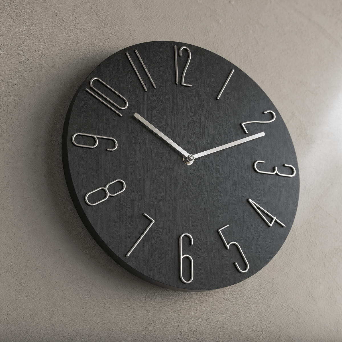 Royal Opera Wall Clock Modern Stylized Numbers