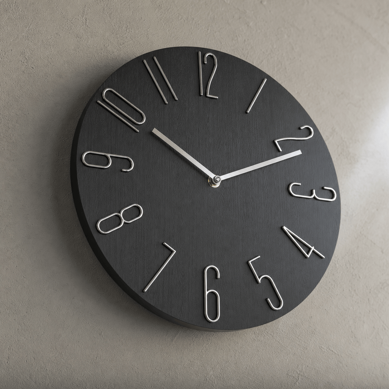 Royal Opera Wall Clock Modern Stylized Numbers