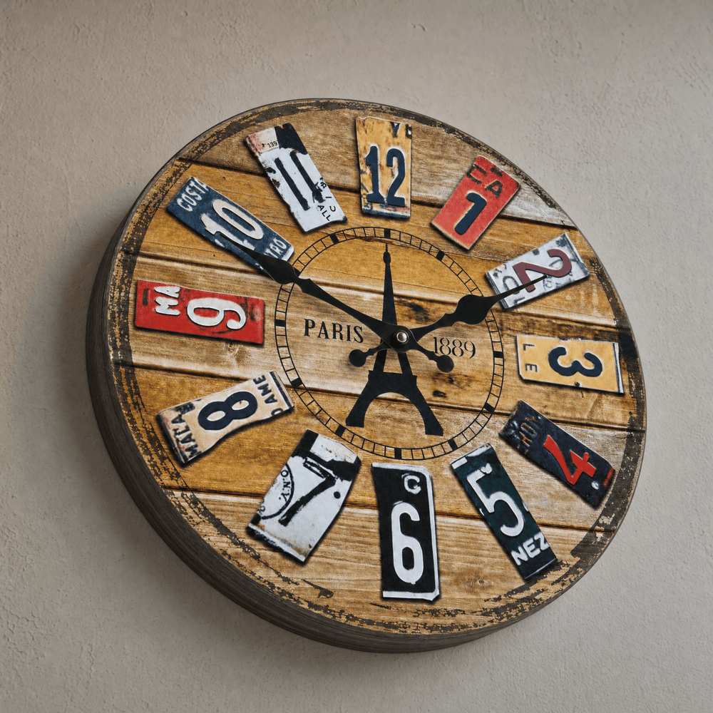 Royal Opera Wall Clock Paris Theme Roman Numerals