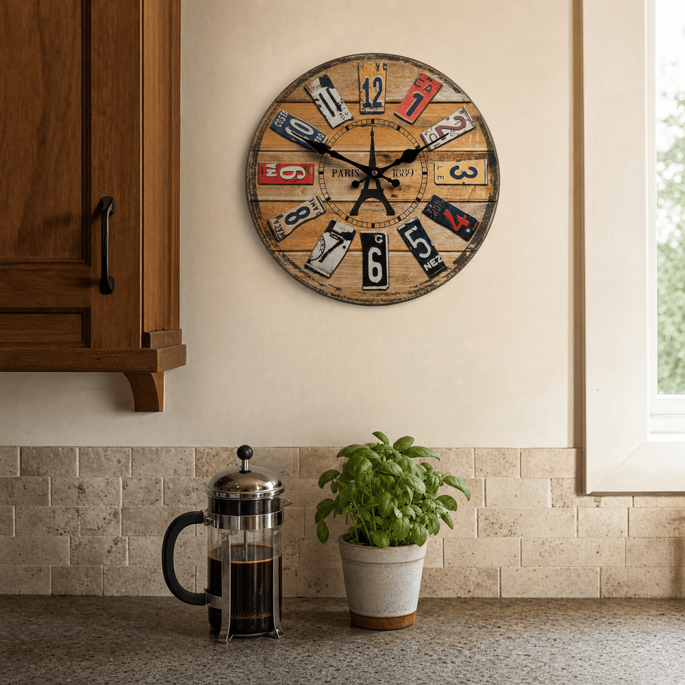 Royal Opera Wall Clock Paris Theme Roman Numerals