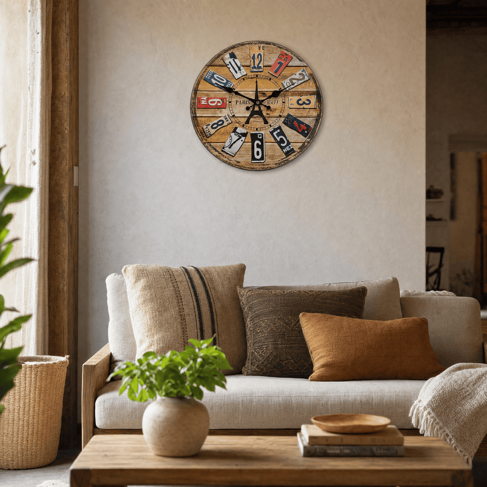 Royal Opera Wall Clock Paris Theme Roman Numerals
