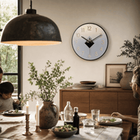 Royal Opera Wall Clock Raised Numbers Geometric Dial