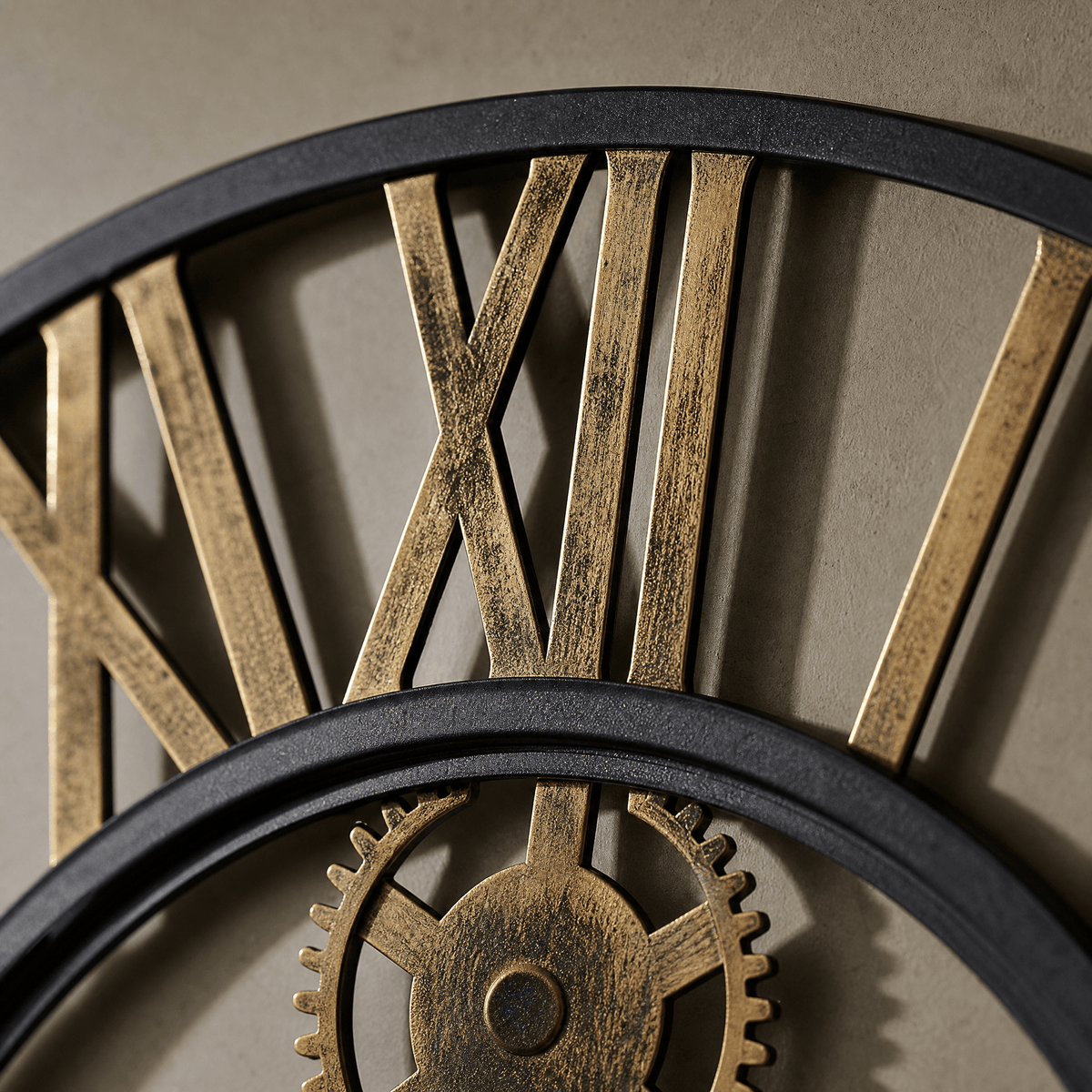 Royal Opera Wall Clock Steampunk Exposed Gears