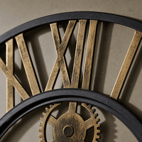 Royal Opera Wall Clock Steampunk Exposed Gears