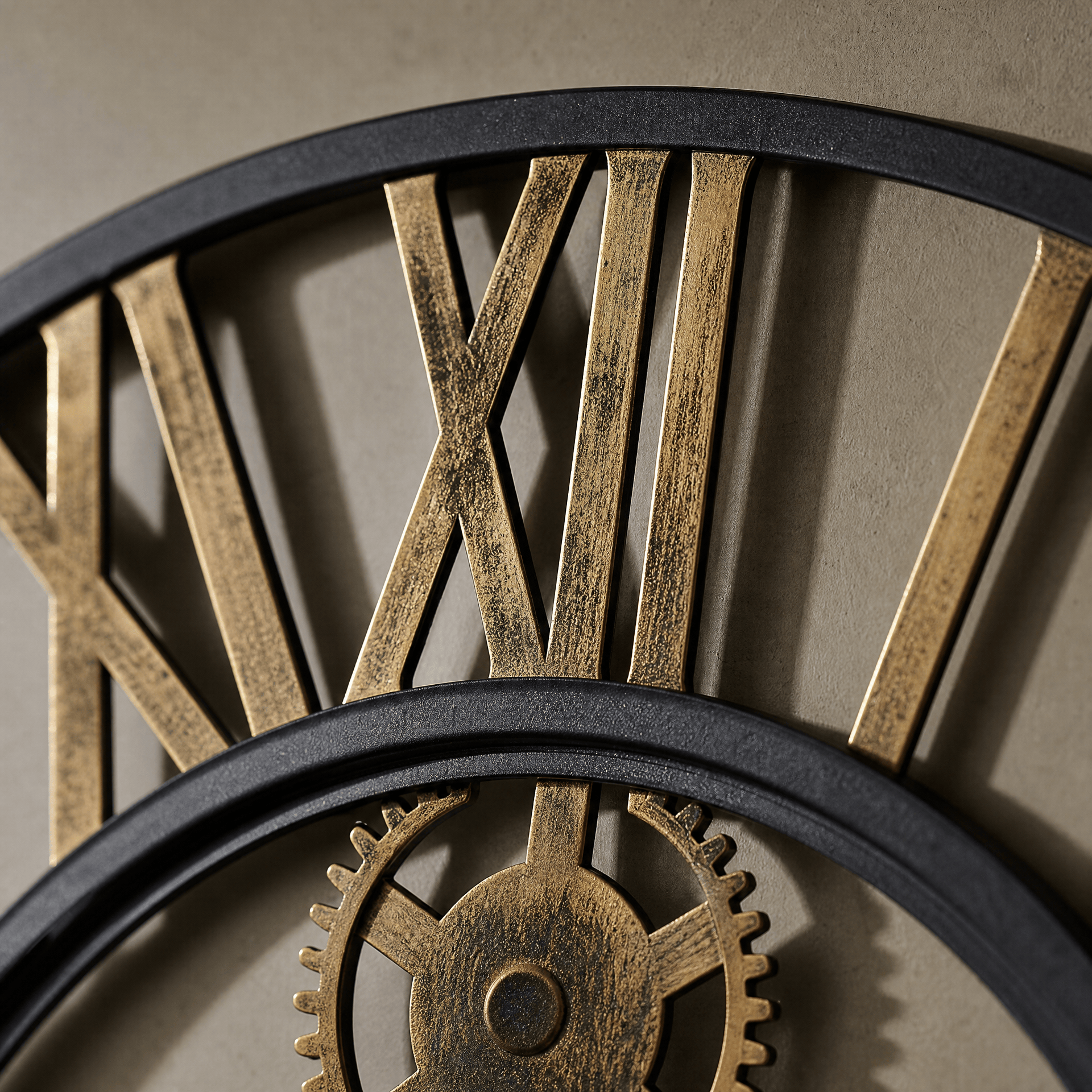 Royal Opera Wall Clock Steampunk Exposed Gears