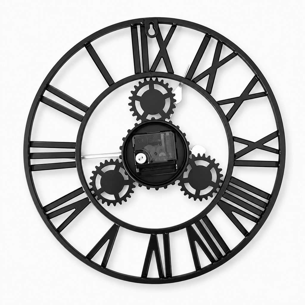 Royal Opera Wall Clock Steampunk Exposed Gears