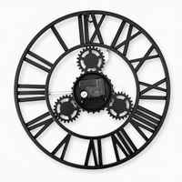 Royal Opera Wall Clock Steampunk Exposed Gears
