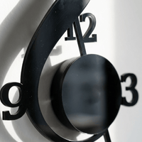 Royal Opera Wall Clock Treble Clef Silent Movement