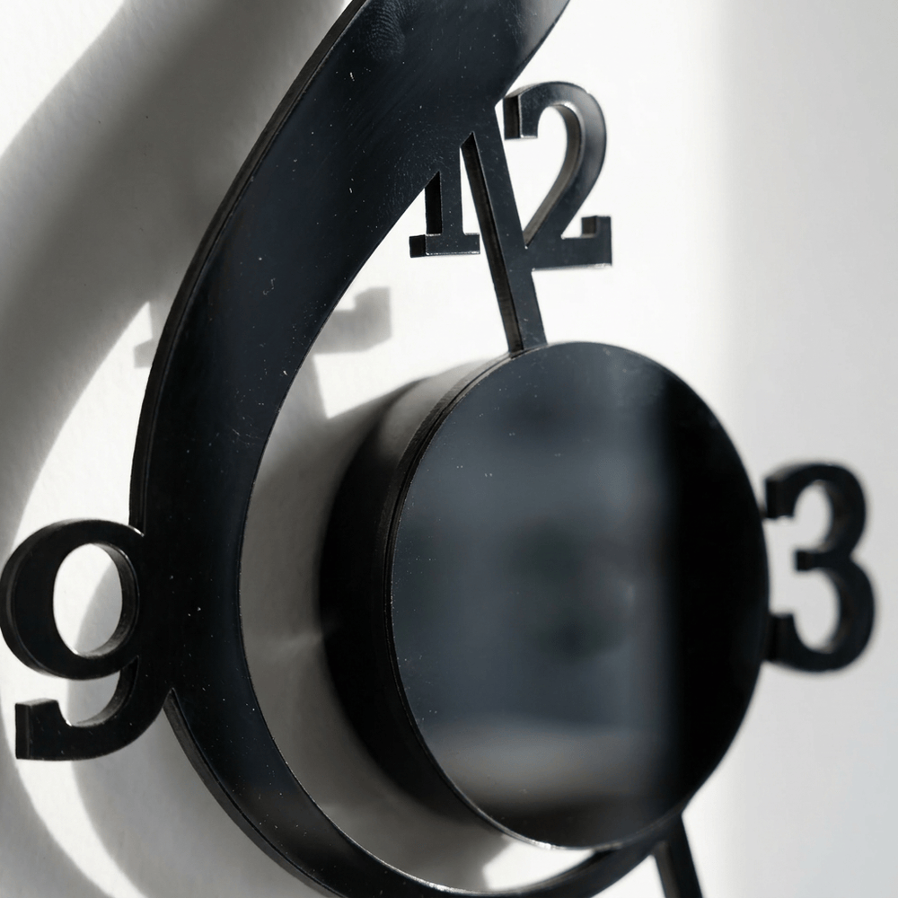 Royal Opera Wall Clock Treble Clef Silent Movement