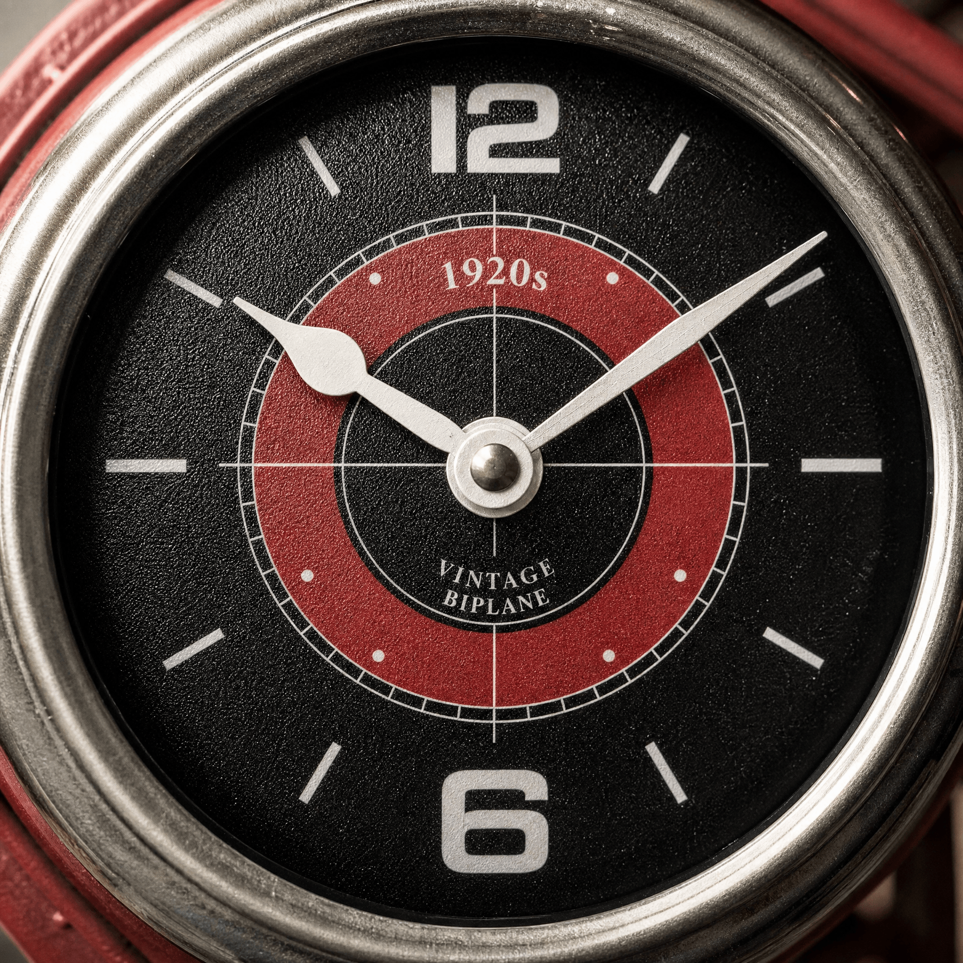 Royal Opera Wall Clock Vintage Biplane Kids