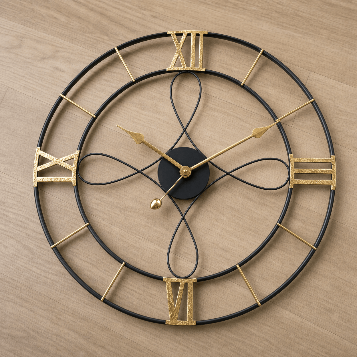 Royal Opera Wall Clock Vintage Roman Numerals