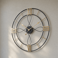 Royal Opera Wall Clock Vintage Roman Numerals
