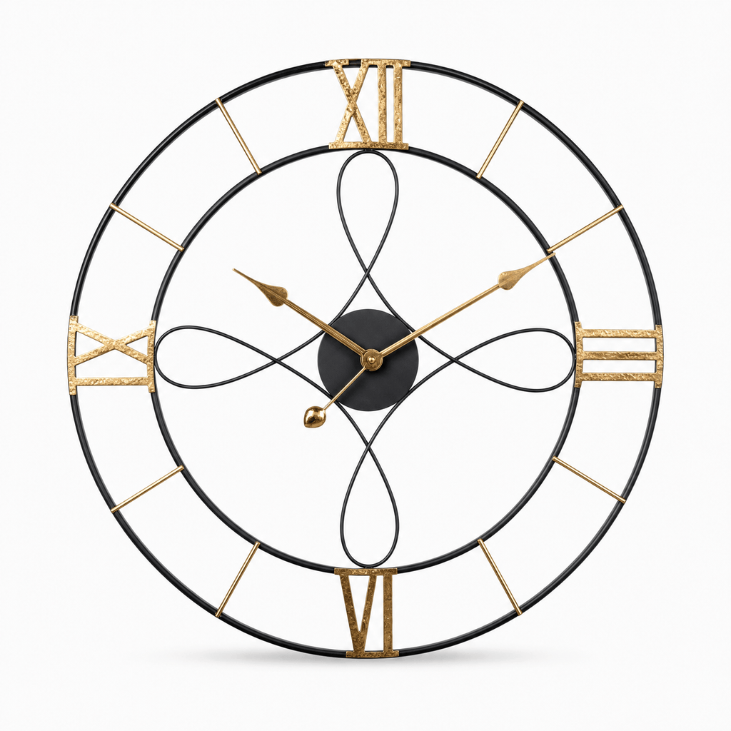 Royal Opera Wall Clock Vintage Roman Numerals