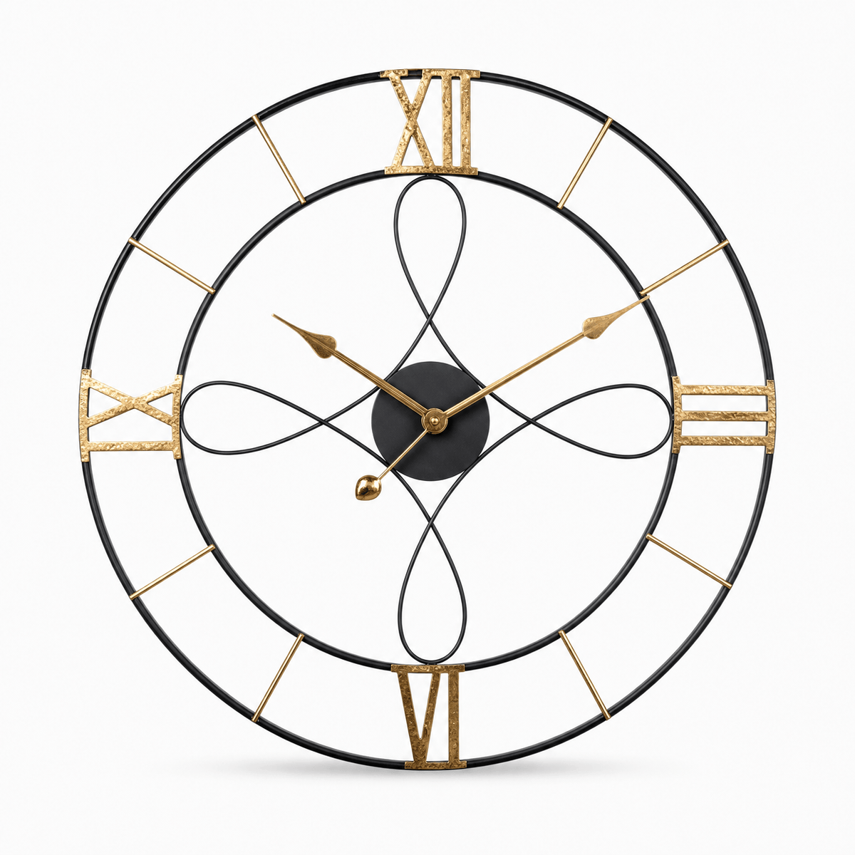 Royal Opera Wall Clock Vintage Roman Numerals