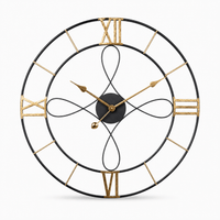 Royal Opera Wall Clock Vintage Roman Numerals