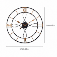Royal Opera Wall Clock Vintage Roman Numerals