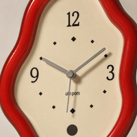Royal Opera Wavy Wooden Table Clock
