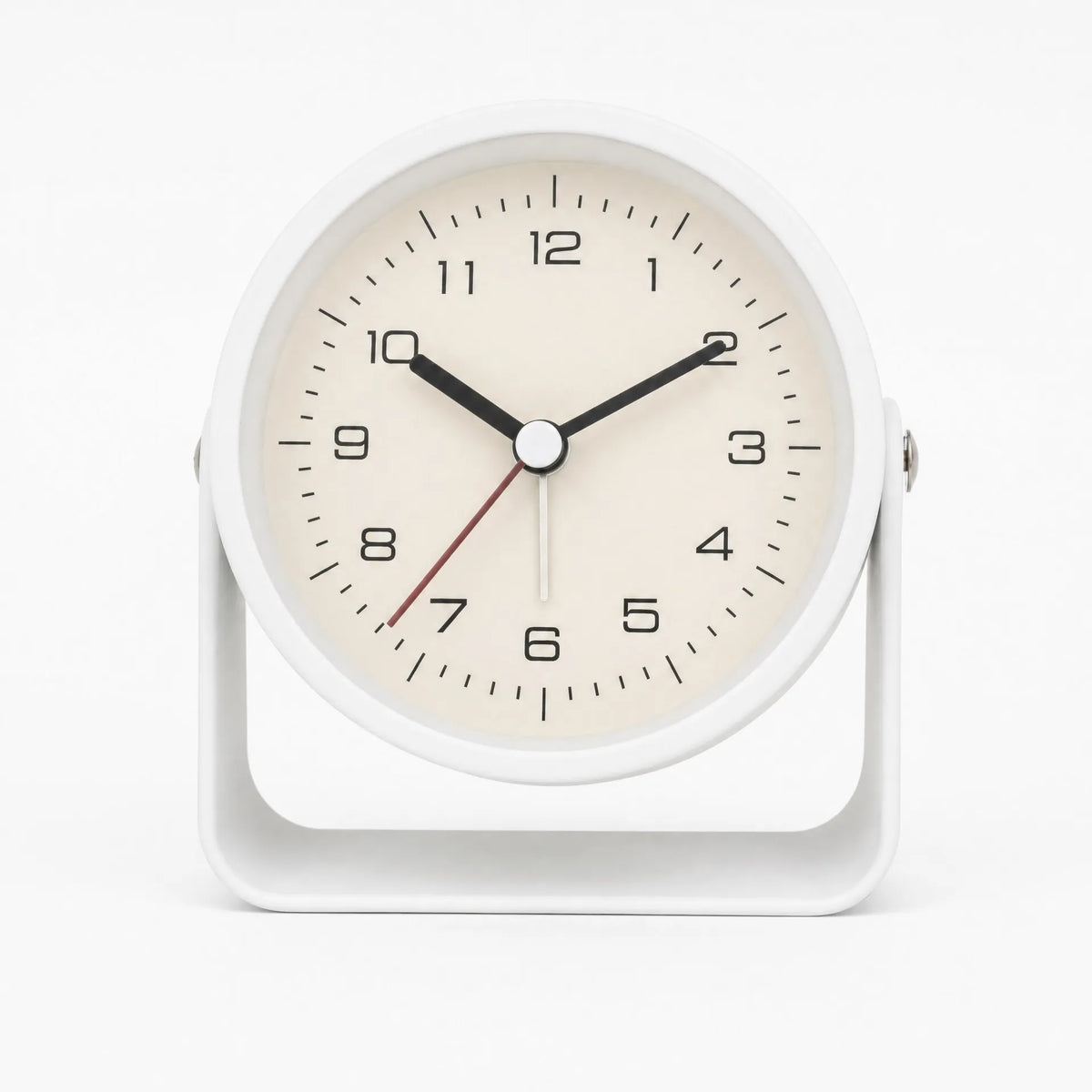 Royal Opera White Alarm Clock Analogue Silent