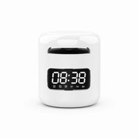 Royal Opera White Alarm Clock Digital FM Radio