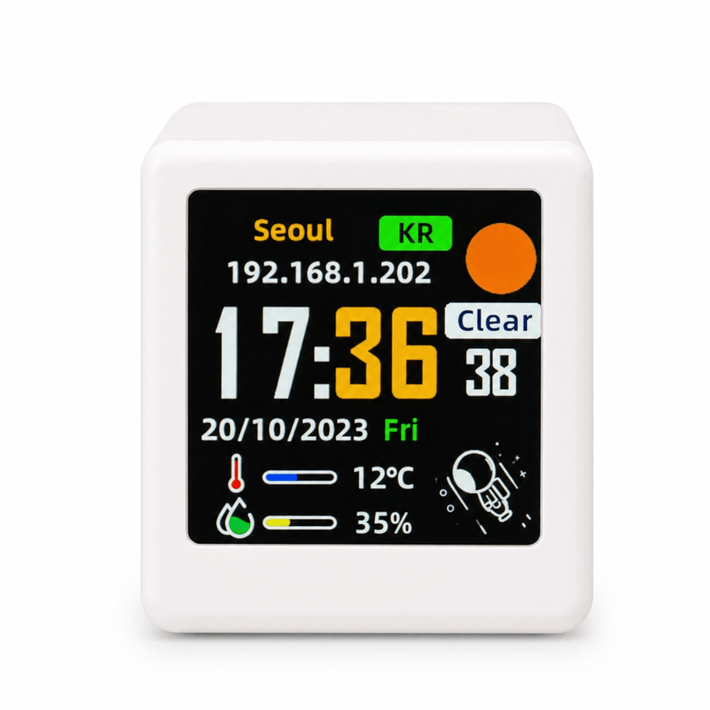 Royal Opera White Alarm Clock Smart Portable