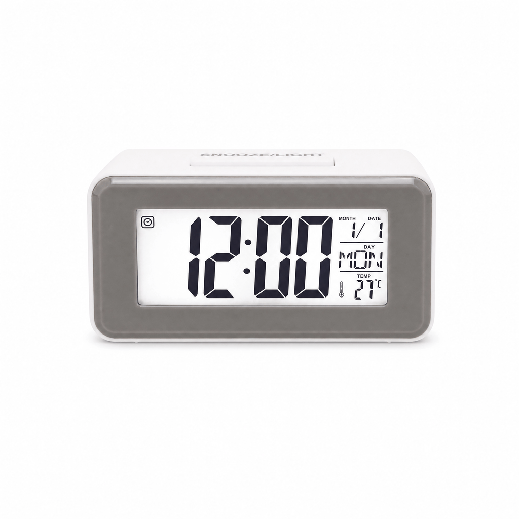 Royal Opera White Alarm Clock Travel Snooze