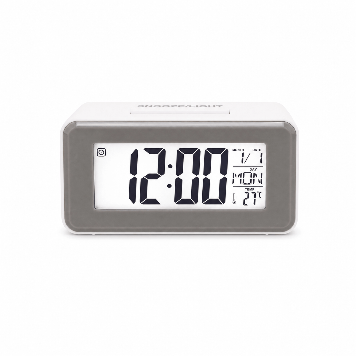 Royal Opera White Alarm Clock Travel Snooze