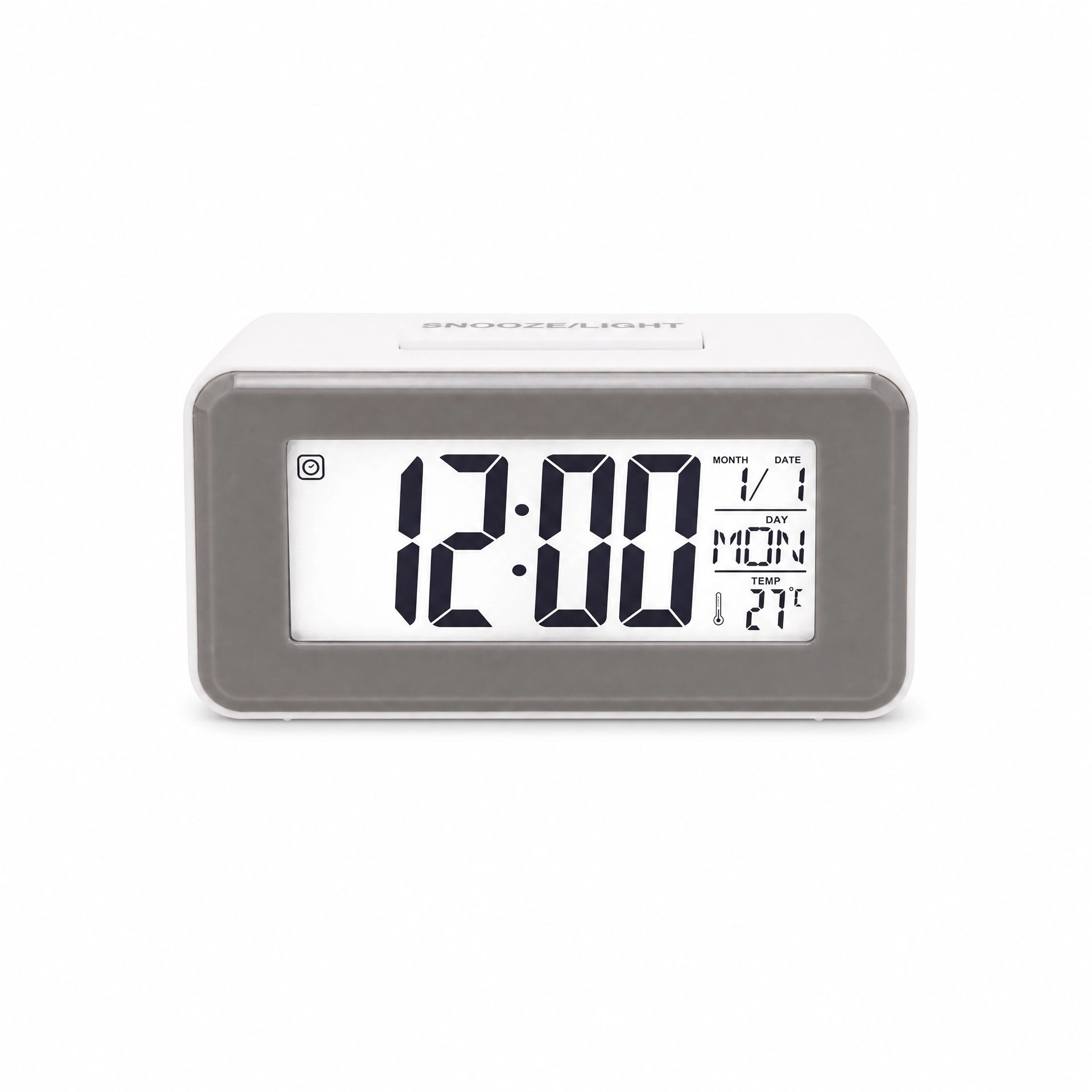 Royal Opera White Alarm Clock Travel Snooze