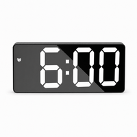 Royal Opera White Large Luminous Digital Alarm Clock