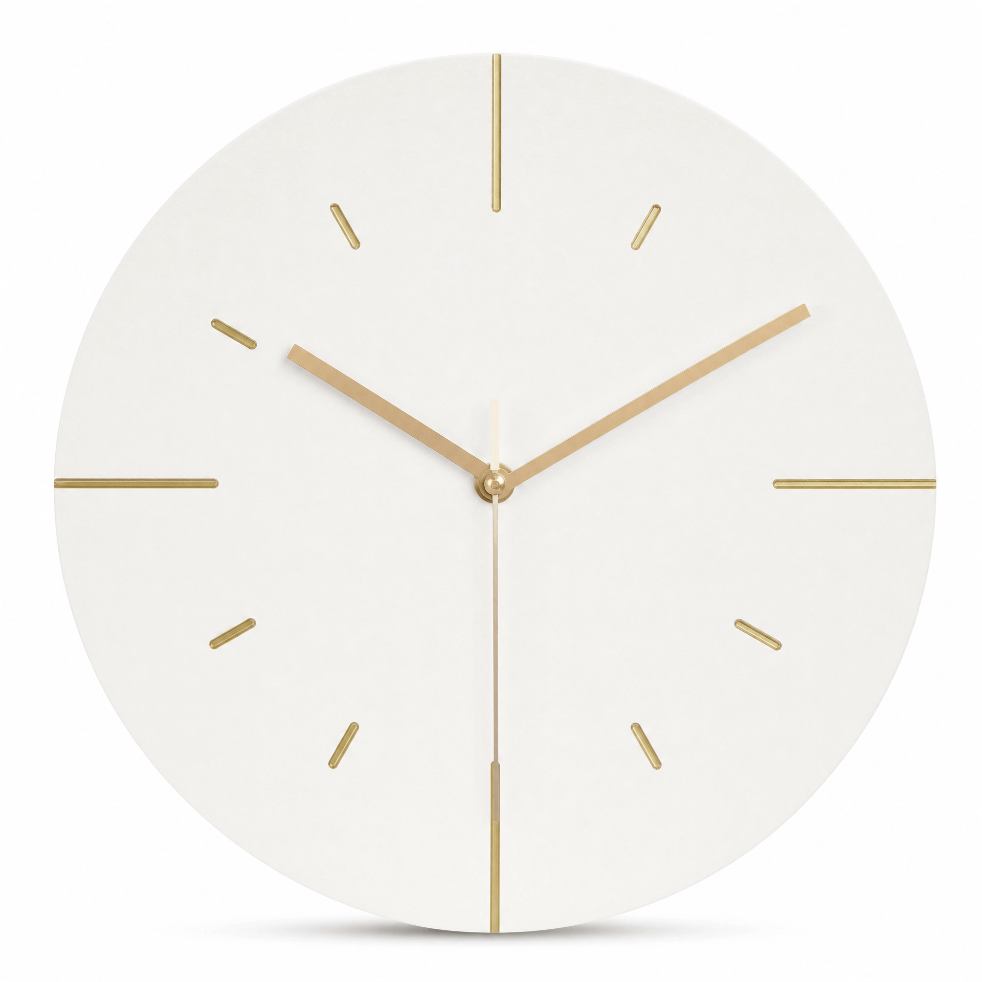 Royal Opera White Minimalist Living Room Wall Clock