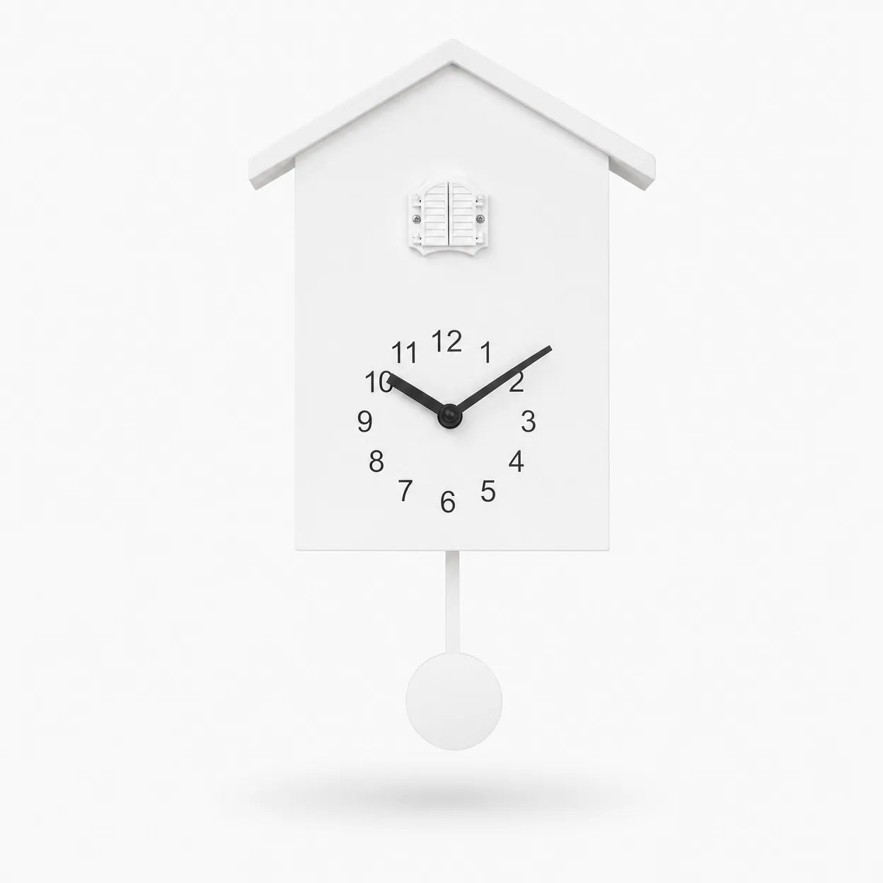 Royal Opera White Modern Cuckoo Clock Silent Movement