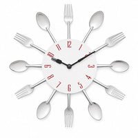 Royal Opera White Modern Kitchen Clock Silent Movement