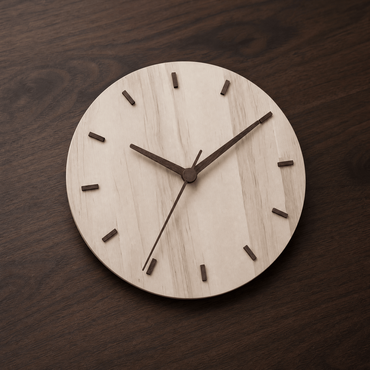 Royal Opera Wooden Clock Silent Living Room