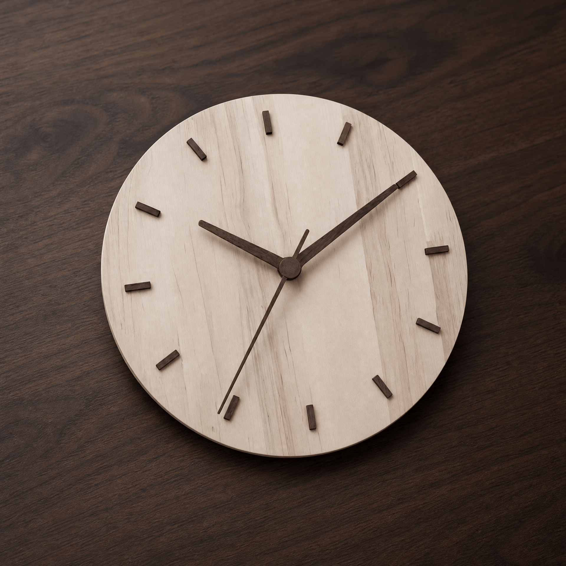 Royal Opera Wooden Clock Silent Living Room