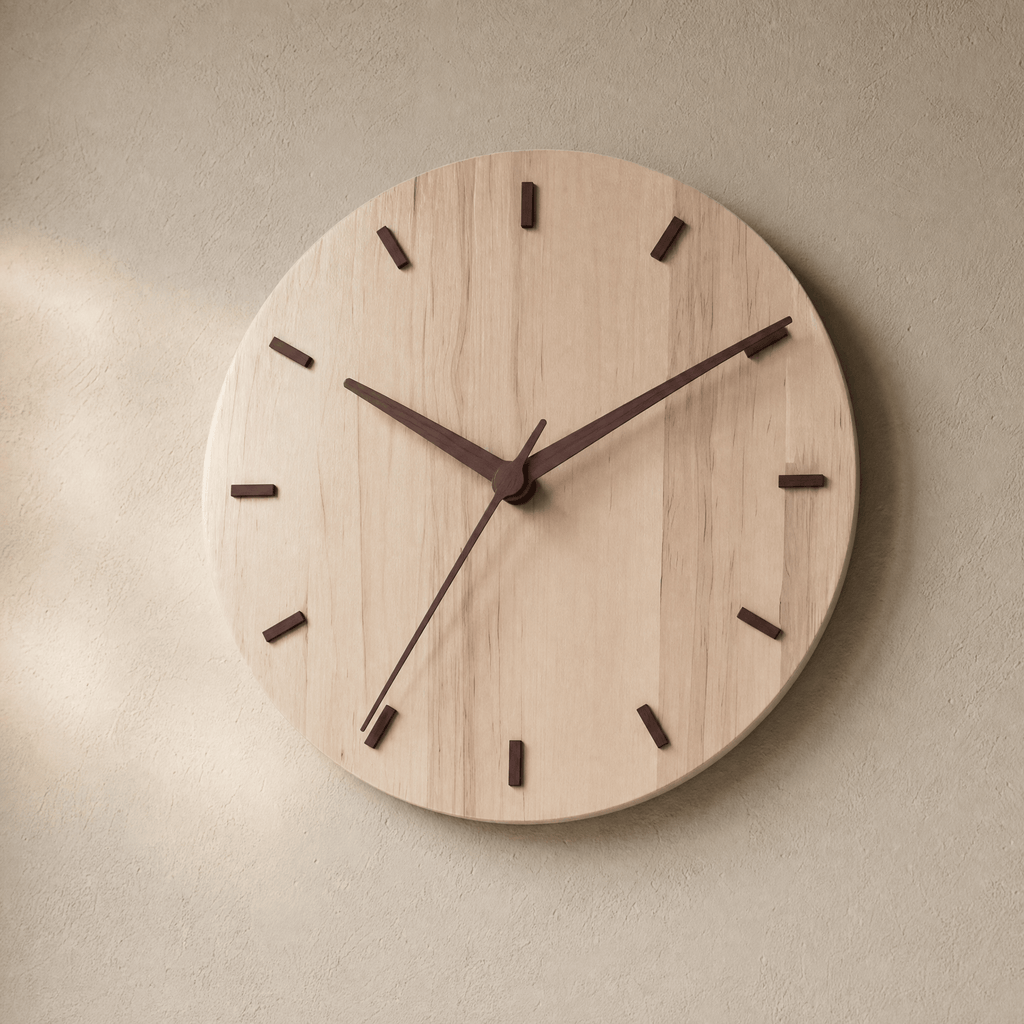 Royal Opera Wooden Clock Silent Living Room