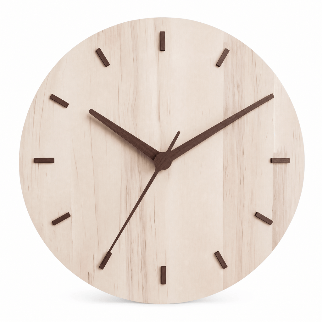 Royal Opera Wooden Clock Silent Living Room