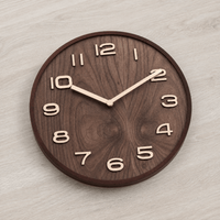 Royal Opera Wooden Clock Two Tone Silent