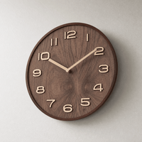Royal Opera Wooden Clock Two Tone Silent