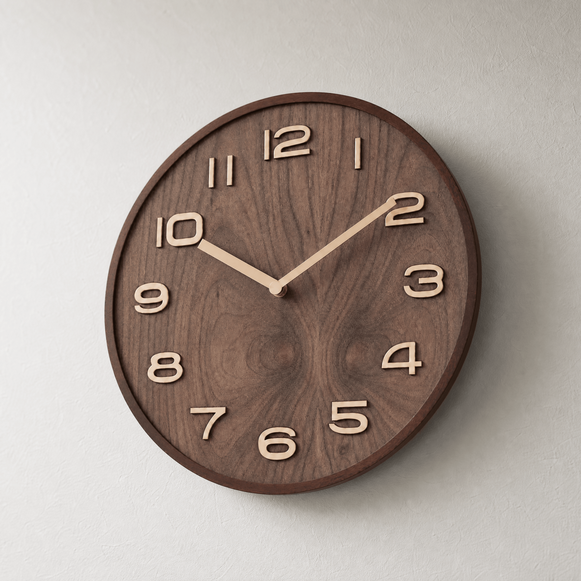 Royal Opera Wooden Clock Two Tone Silent