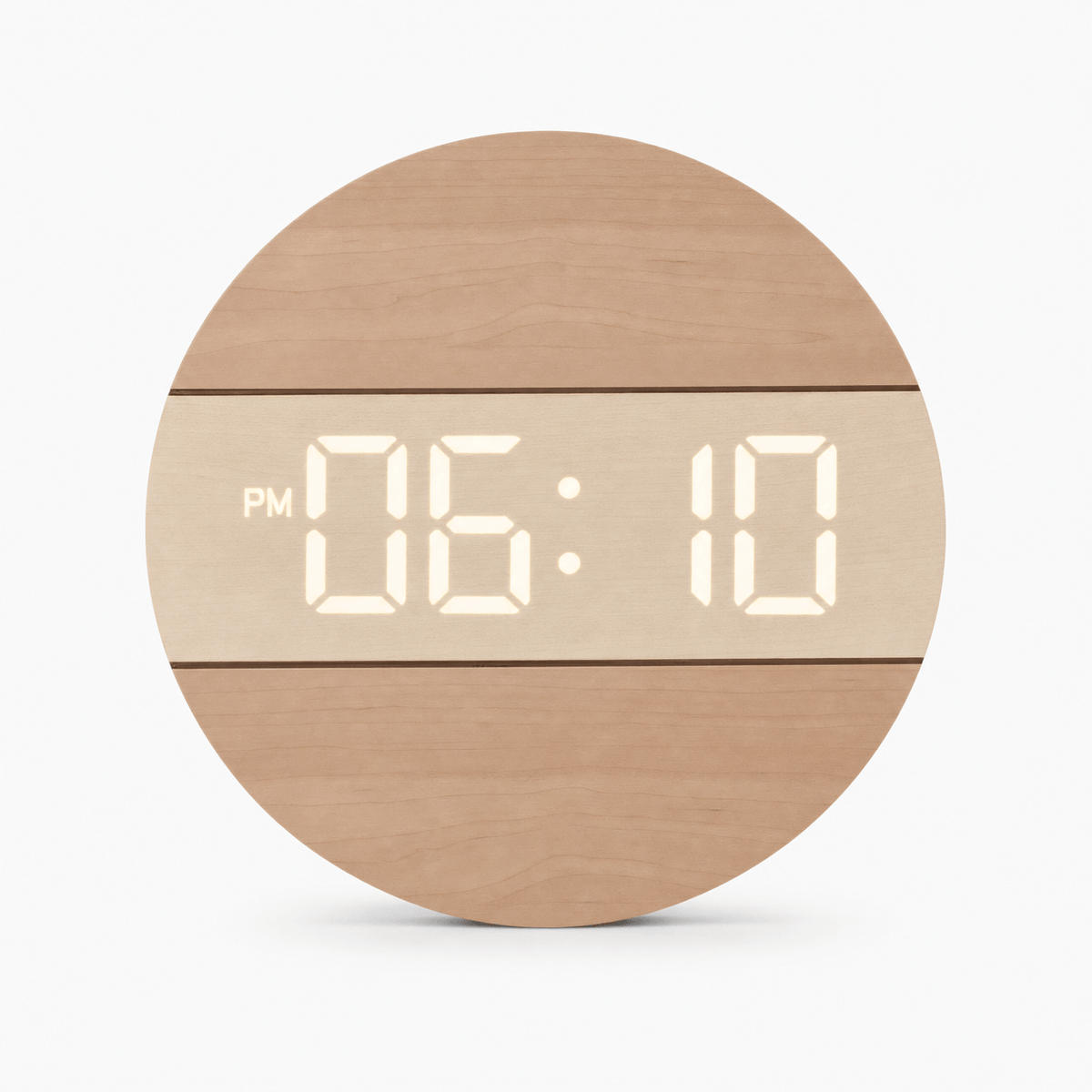 Royal Opera Wooden Minimalist Wooden Clock LED Display