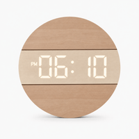 Royal Opera Wooden Minimalist Wooden Clock LED Display