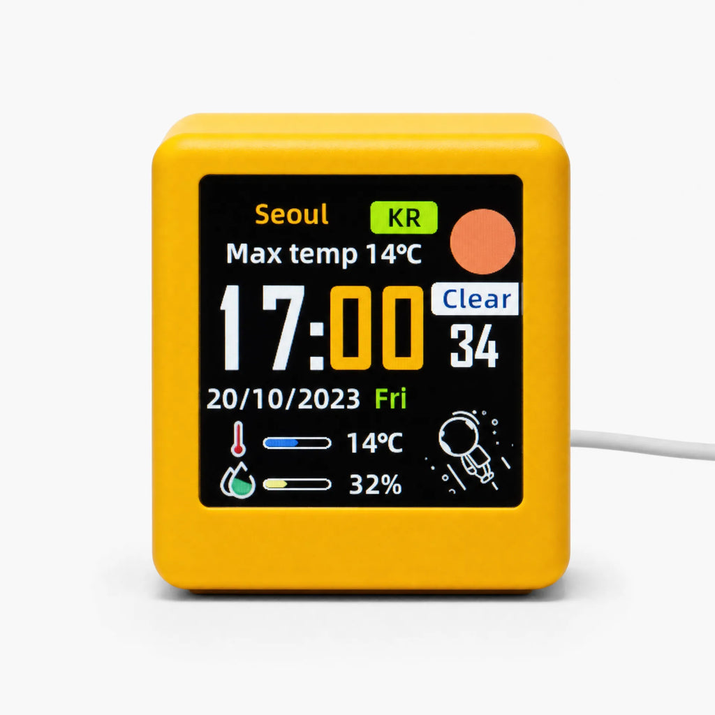 Royal Opera Yellow Alarm Clock Smart Portable