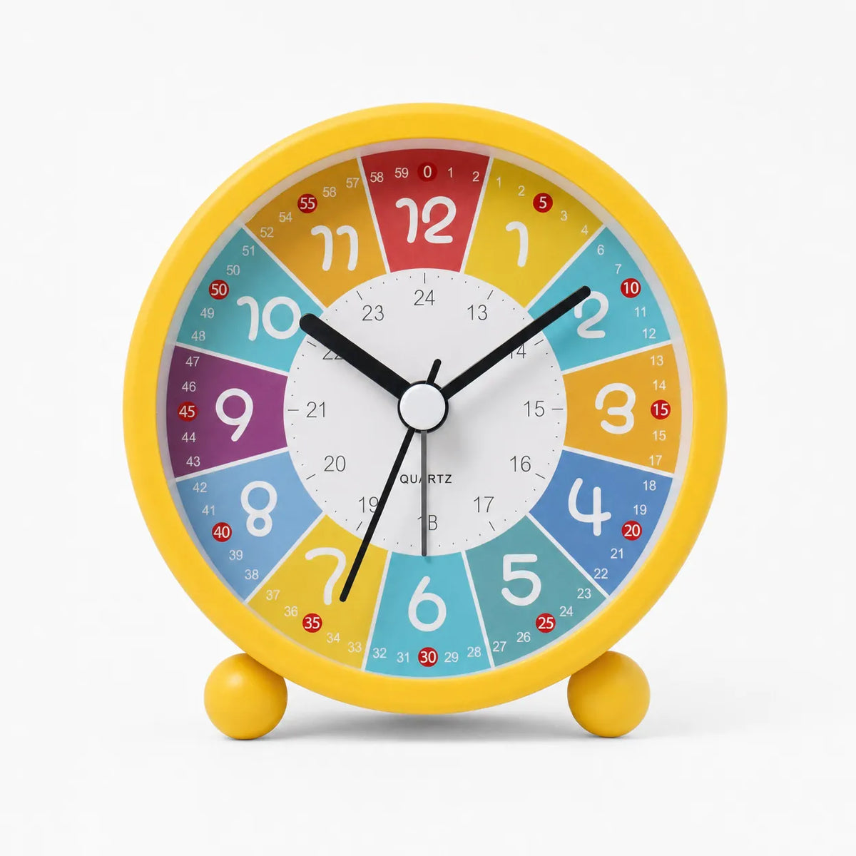 Royal Opera Yellow Kids Alarm Clock Educational Learning Time