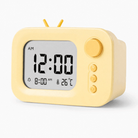 Royal Opera Yellow Kids Alarm Clock Retro TV Shape