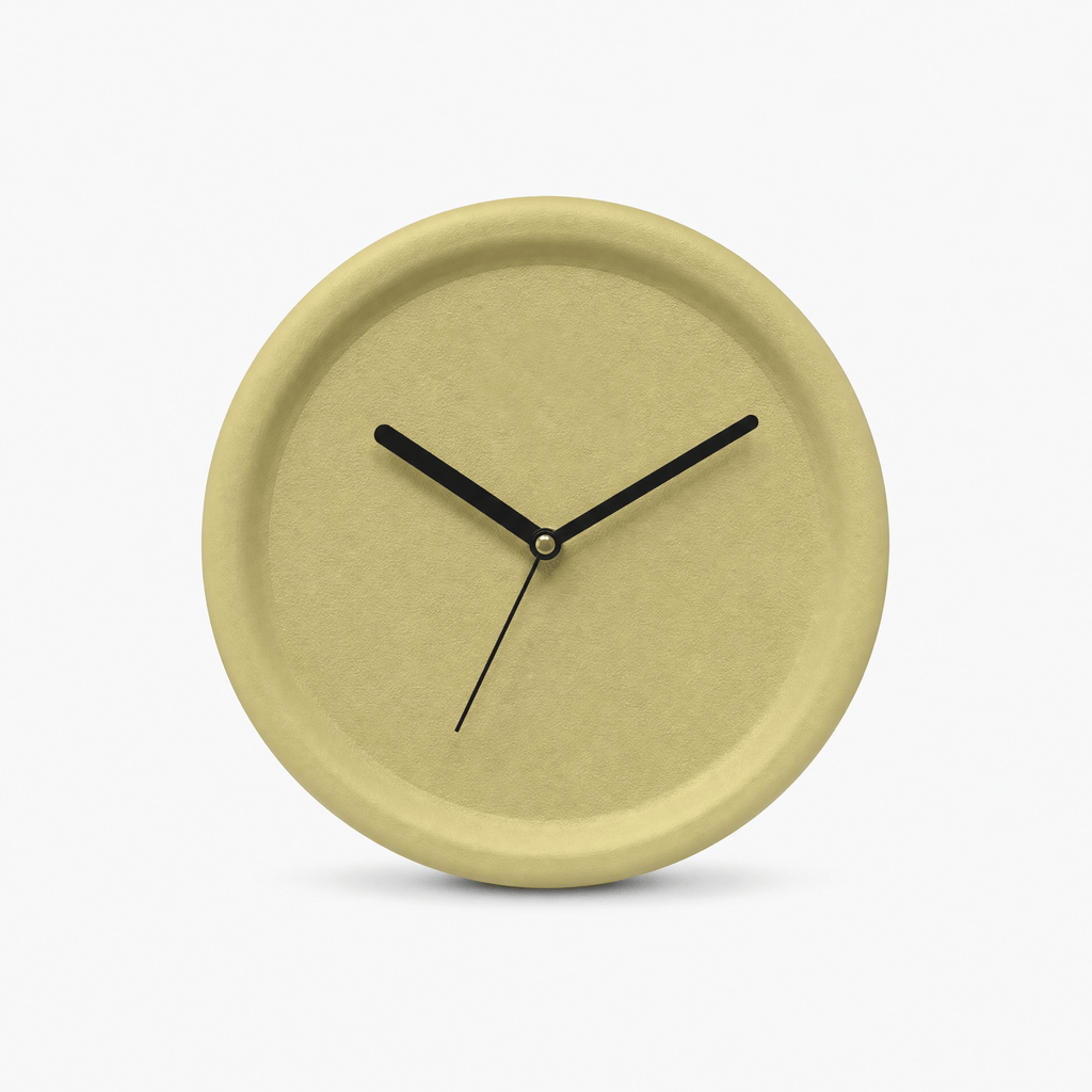 Royal Opera Yellow Round Silent Wall Clock